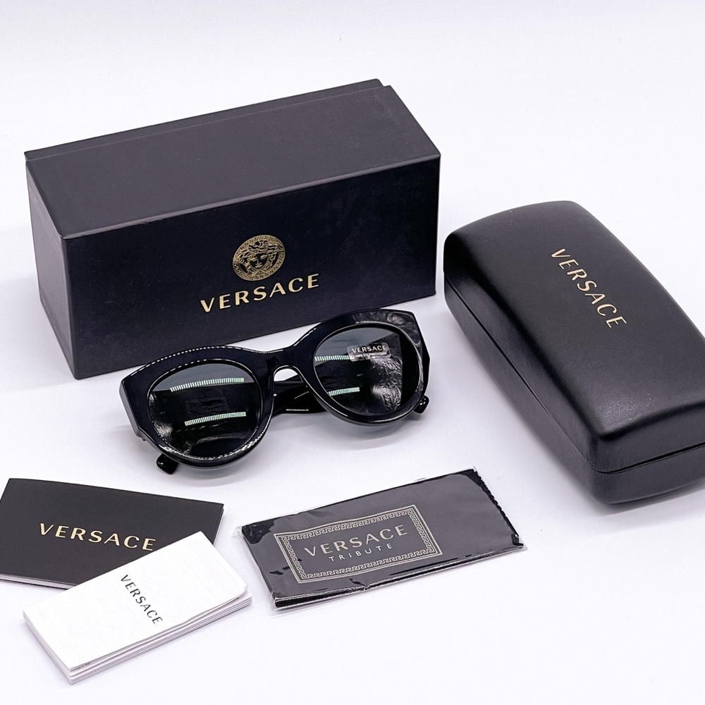 NEW VERSACE VE4353 GB1/87 SUNGLASSES VERSACE VE 4353 EYEWEAR MOD 4353 - Picture 12 of 13